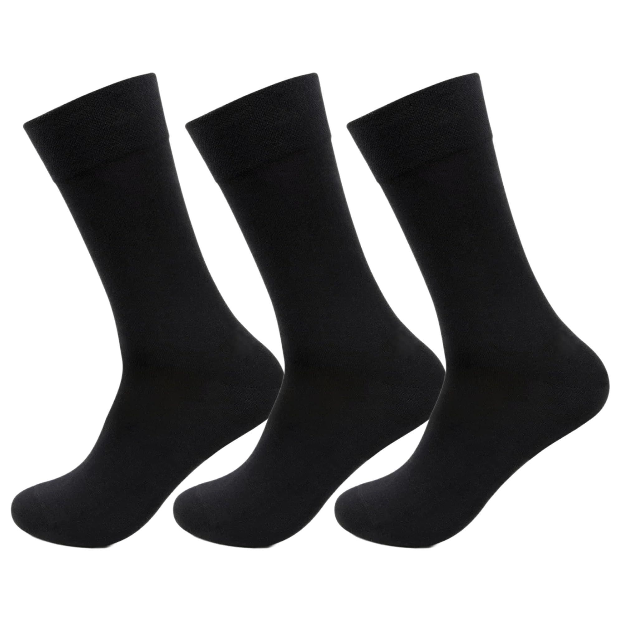 minmum Men's Calf Length Cotton Socks Pack of 3