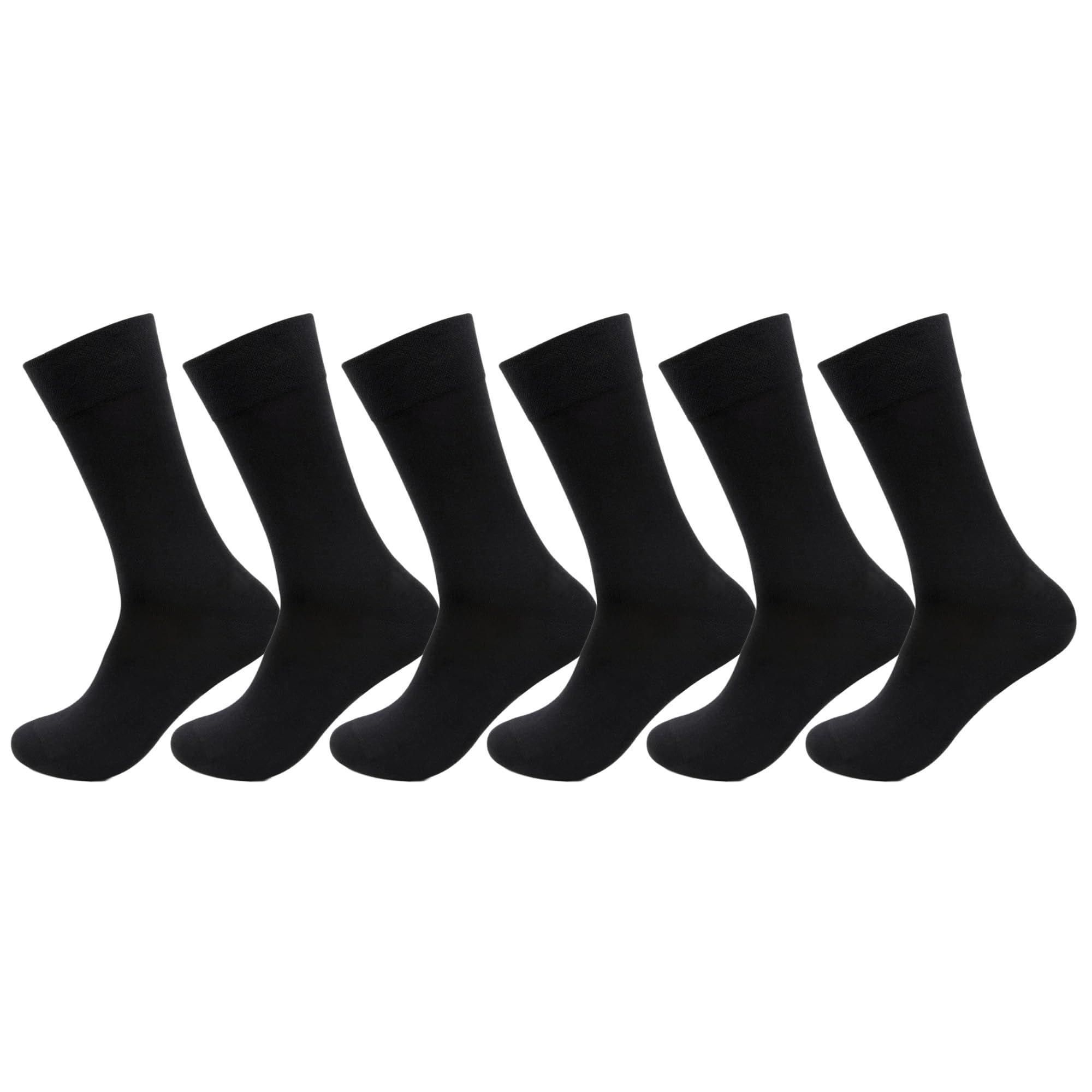 minmum Men's Calf Length Cotton Socks Pack of 6