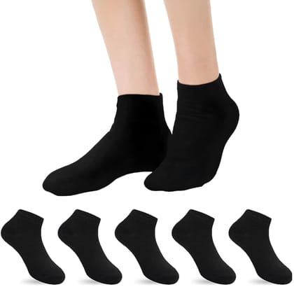 minmum Unisex Kids Cotton Ankle Length Regular Wear/School Wear Socks Pack Of 6