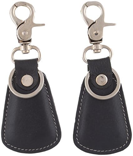 Leatherman Genuine Leather Black Keyring & Keychain