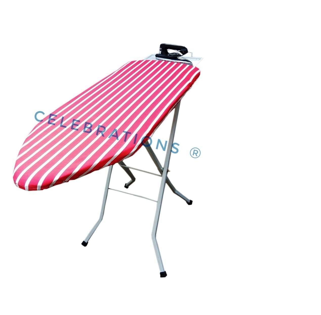 Homeware Ironing Board/Easy Press,Foldable King Size & Height Adjustable(117 * 41 cms)