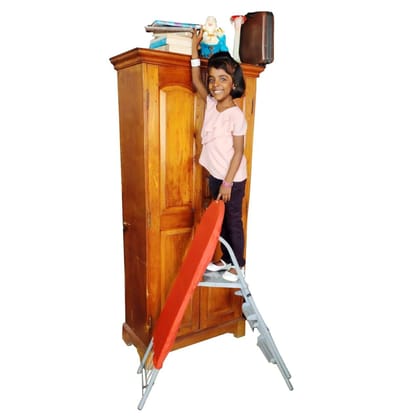 SHRAVYA - Foldable Ironing Board With Ladder (Multi Color) Made In India