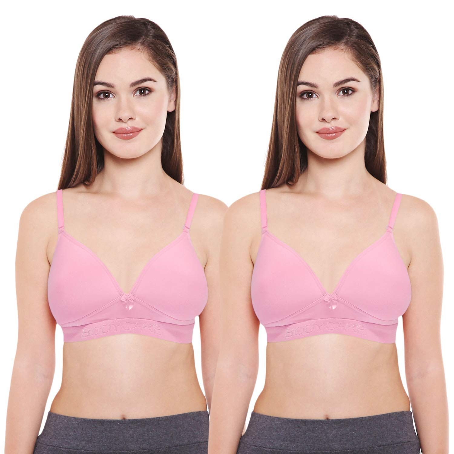 Bodycare Women's & Girl's Seamless Padded Sports Bra -1606