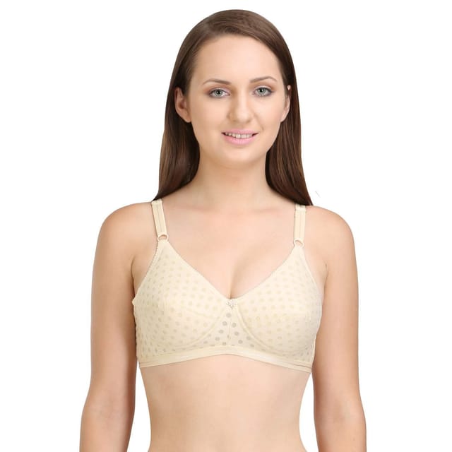 Bodycare cotton blend wirefree adjustable straps comfortable non padded bra -6591