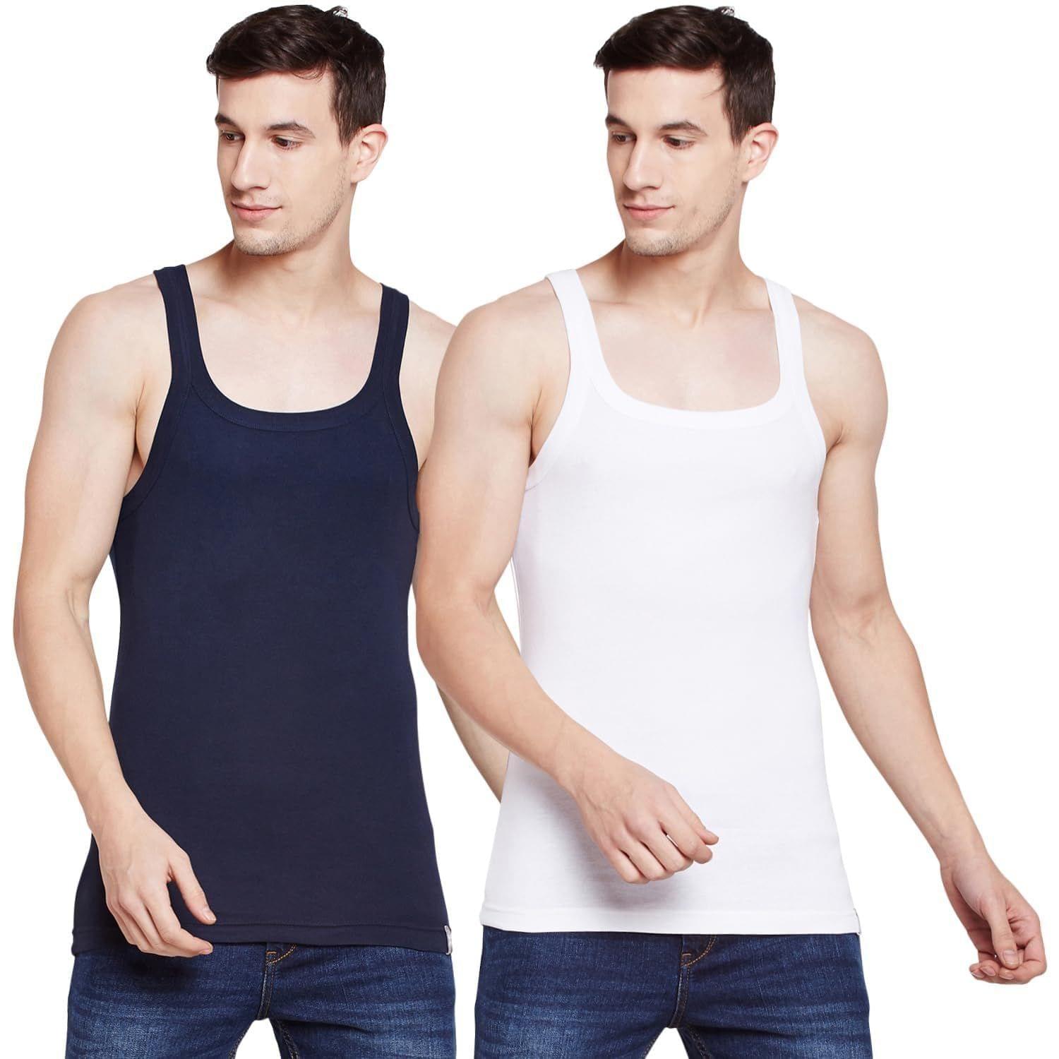 BODYX Pack of 2 Men's Sports Vest by Bodycare Multicolor BX211