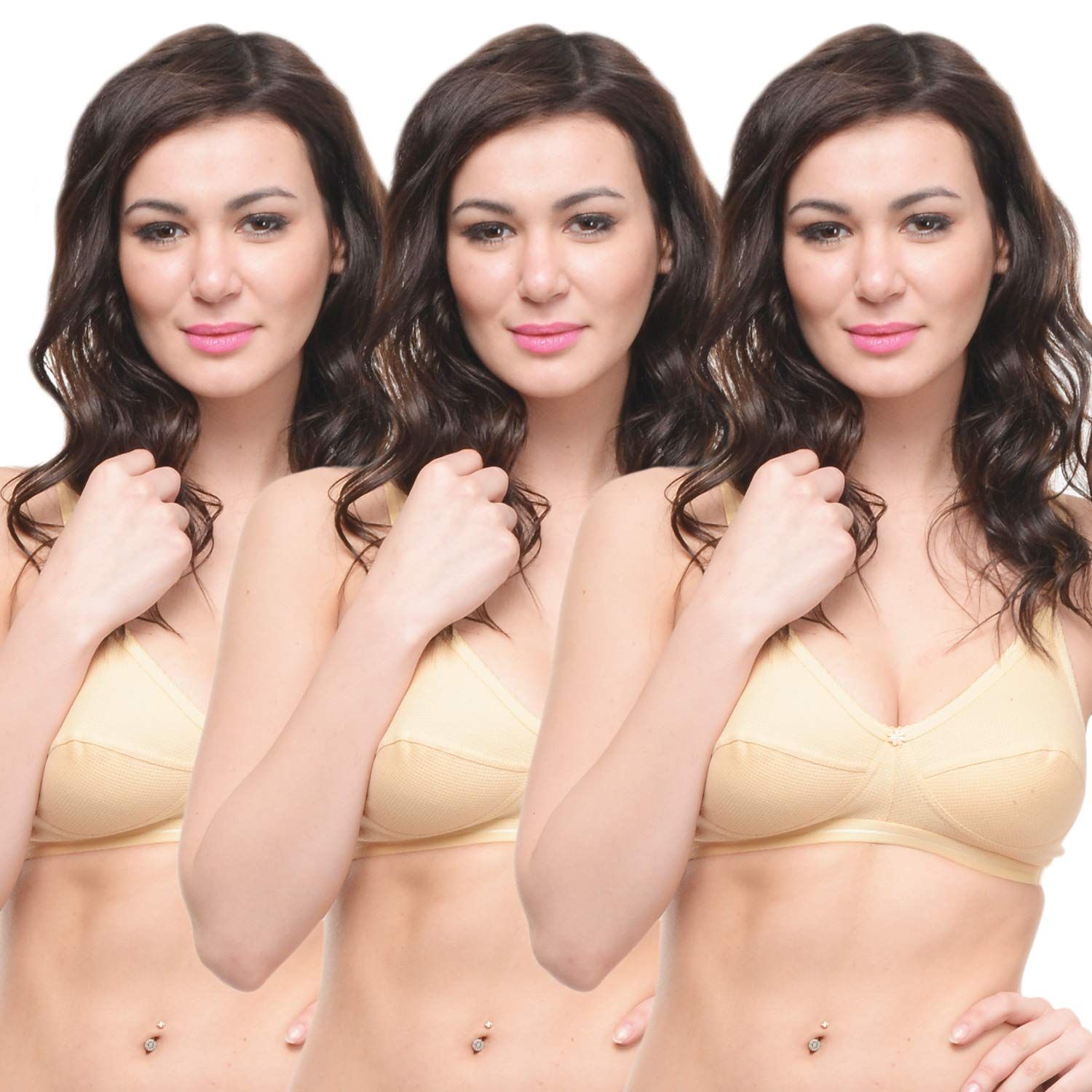 BODYCARE Pack of 3 Full Coverage Bra