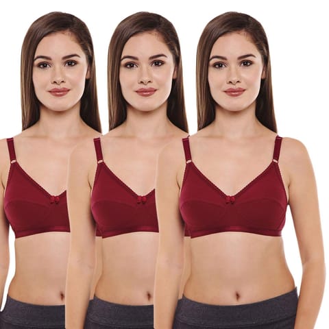 BODYCARE Pack of 3 Premium Perfect Coverage Bra