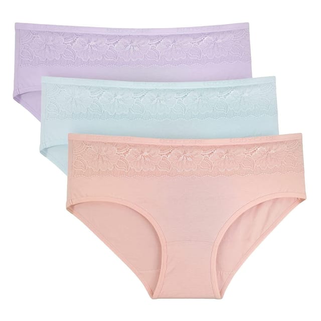 Bodycare 100 Cotton Teenager Panties In Pack Of 6-t-900-assorted