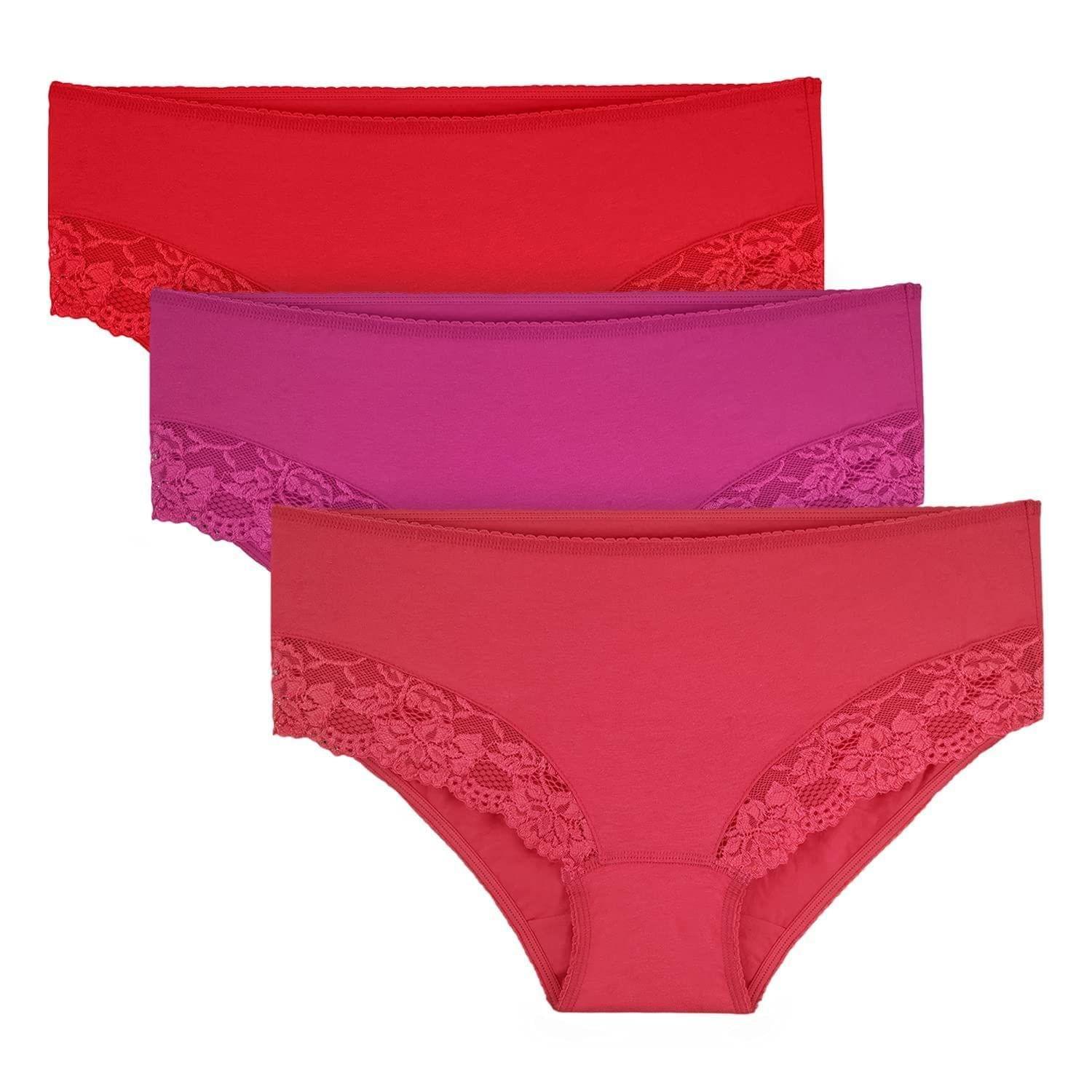 Bodycare Women Cotton 3pcs Panty Pack In Assorted Colors 90, 90-assorted-3pcs