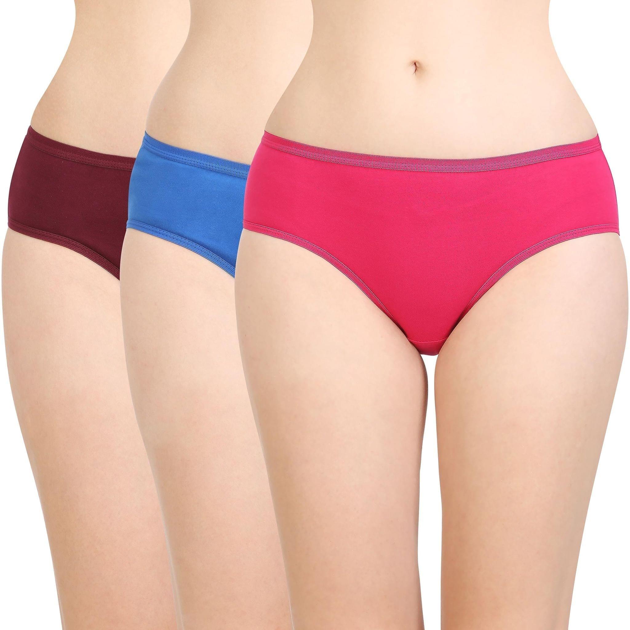 BODYCARE Women's Cotton Panties (Pack of 3)