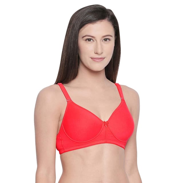 Seamless Padded Bra-BCD Cup Bra with Free Transparent Straps