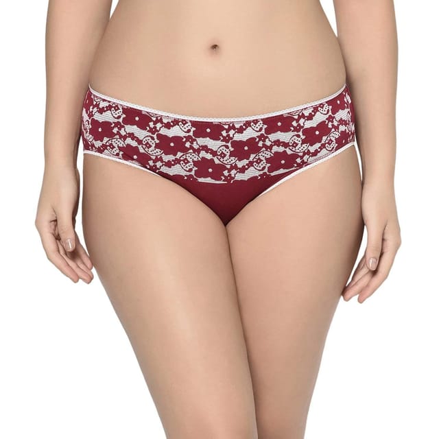 BODYCARE Women's Floral Hipster Panty