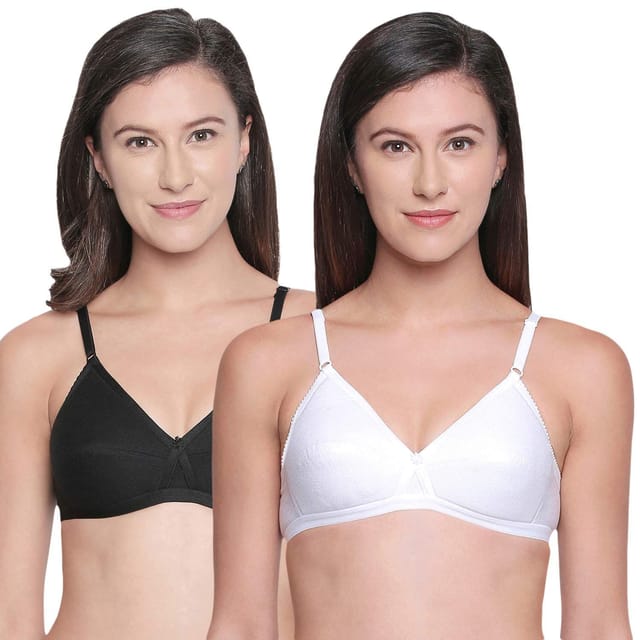 BODYCARE Women's Cotton & Polyester Lightly Padded Non-Wired Bra