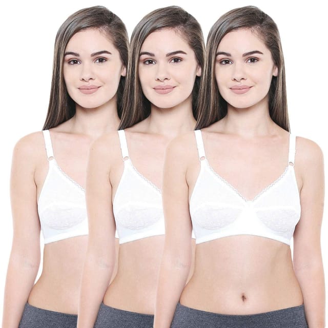 Buy BODYCARE Pack of 2 Perfect Coverage Bra in Maroon-Red Color