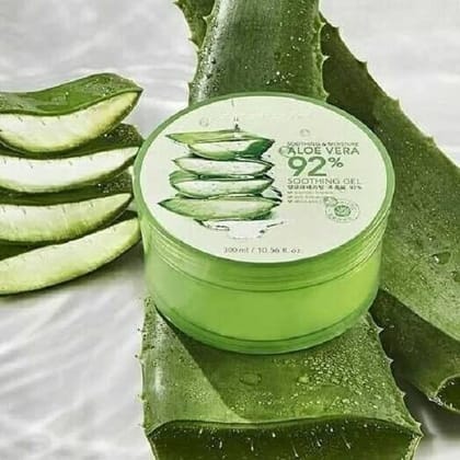 Elecsera 100% Bio Organic Aloe Vera Gel For Skin Acne, Scars, Dark spots Face & Hair Care (60 g)