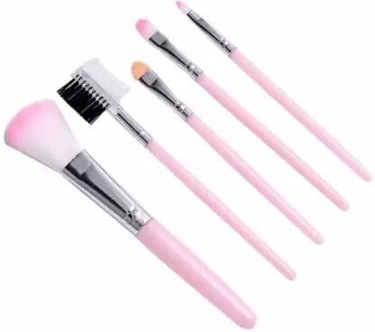 Elecsera Premium Synthetic Makeup Brush Set Foundation Blending Blush Face Powder (Pack of 5)