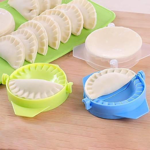 Three Secondz Garijalu Maker Tools Gujiya Maker Easy Mould Machine Cooking Tool (Pack of 3, Multicolor)