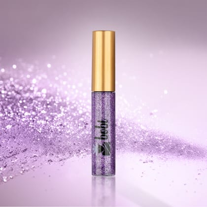 B.O.B.I Purple Glitter Eyeliner Long-Lasting, Waterproof, Smudge Proof, and Vibrant. Add Glamour to Your Eyes with Shimmering Effects