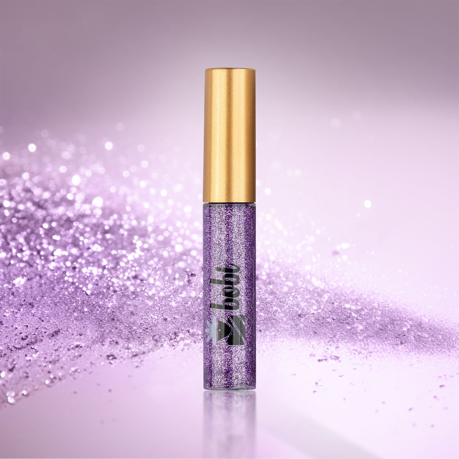 B.O.B.I Purple Glitter Eyeliner Long-Lasting, Waterproof, Smudge Proof, and Vibrant. Add Glamour to Your Eyes with Shimmering Effects