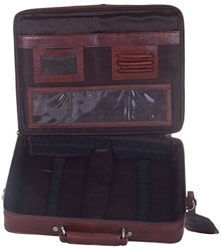 Leatherman Leather Brown Laptop Bag