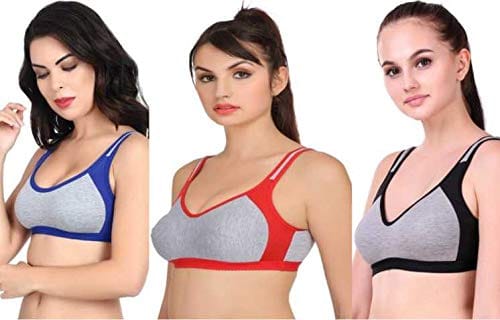 Buy Fashiol Women's Non Padded Regular Bra Size (32) (Dark Blue)(Pack of 1)  at