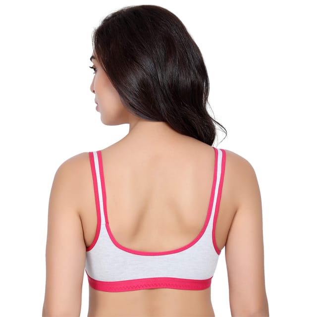 FASHION BONES Full Coverage Sports Cotton Bra for Women and Girls Combo  Pack of 3