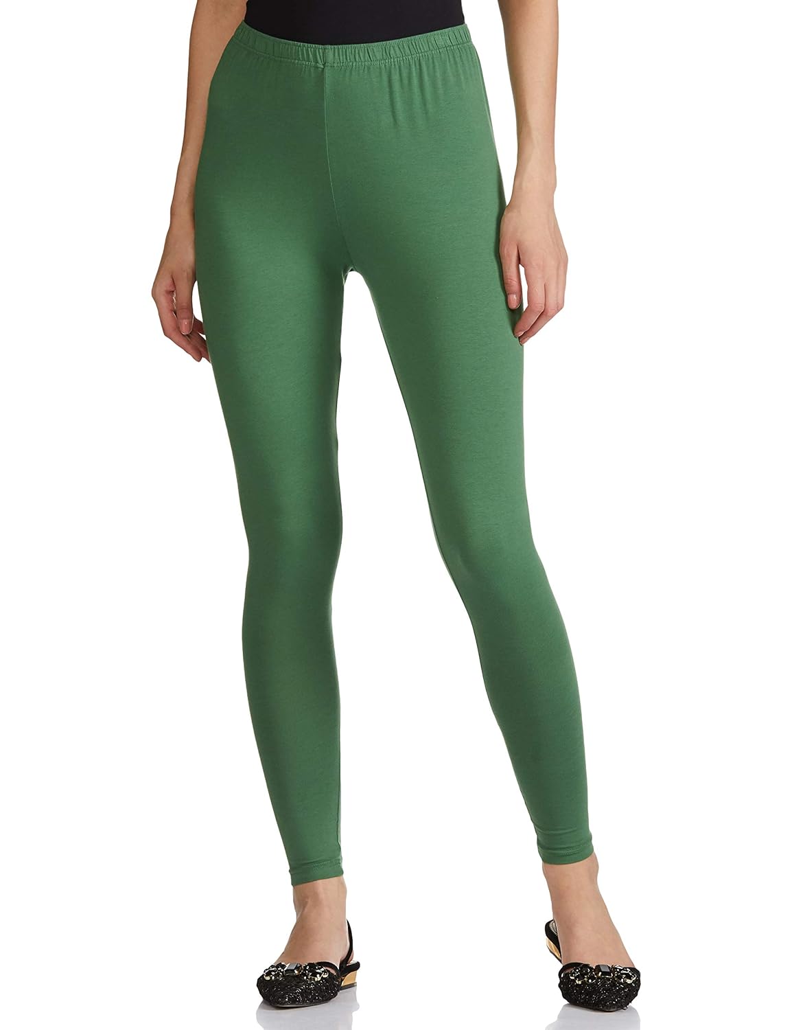 Bottle Green Cotton Churidar Leggings – Suvi Trends