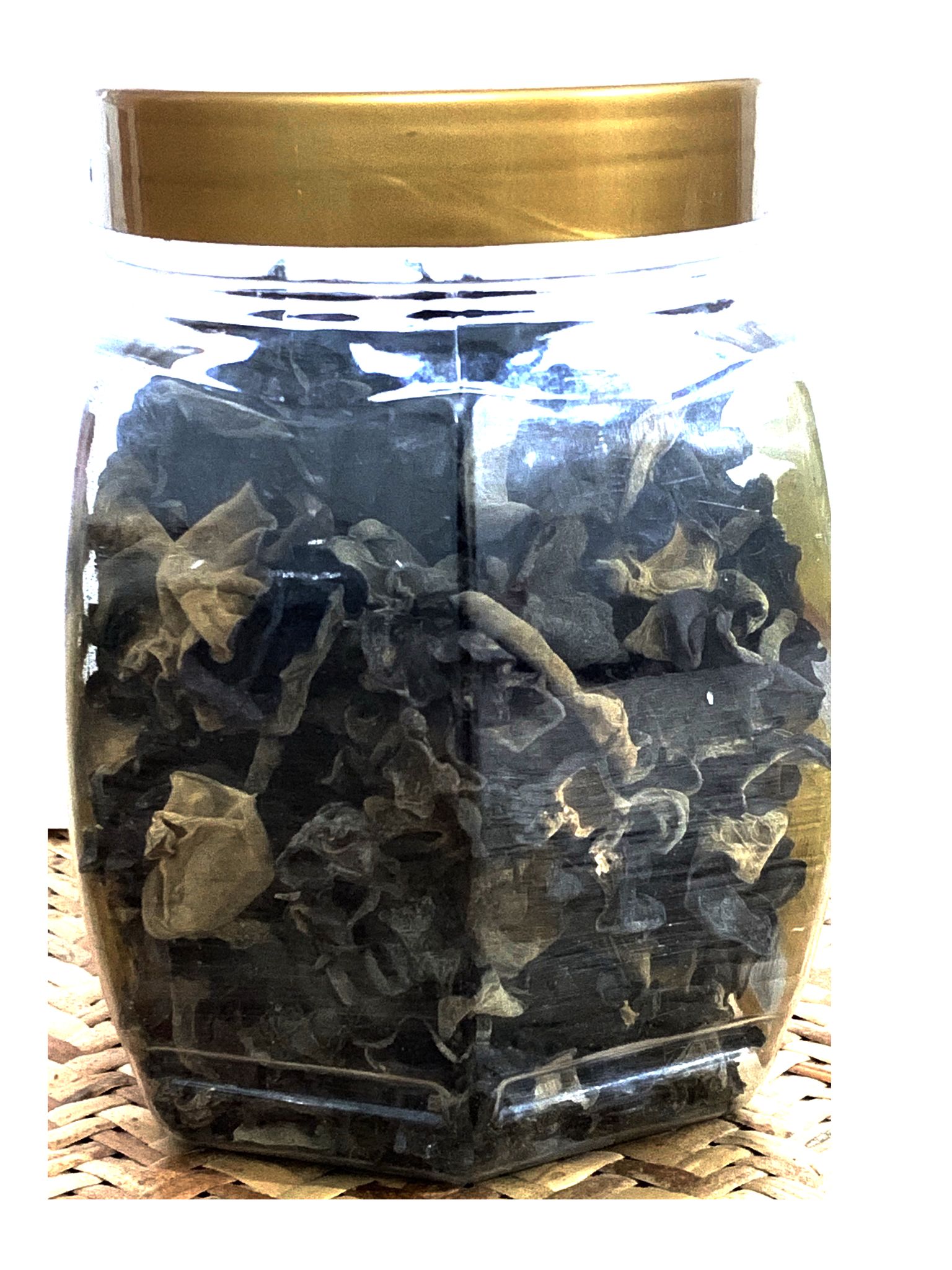 Dry Edible Black Fungus (Cloud Ear and Wood Ear Mushrooms) 100 gm