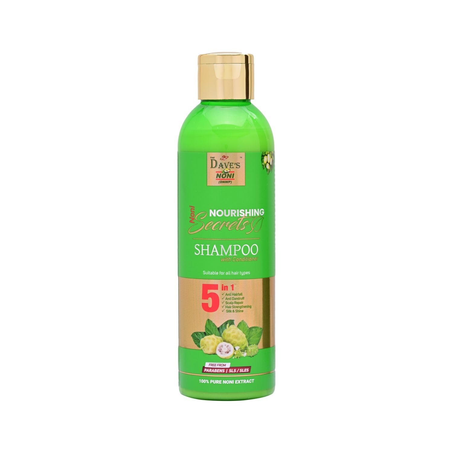 The Dave's Noni Nourishing Secrets Shampoo with Conditioner | Noni Hair Shampoo with Conditioner (200ML(Pack of 1))