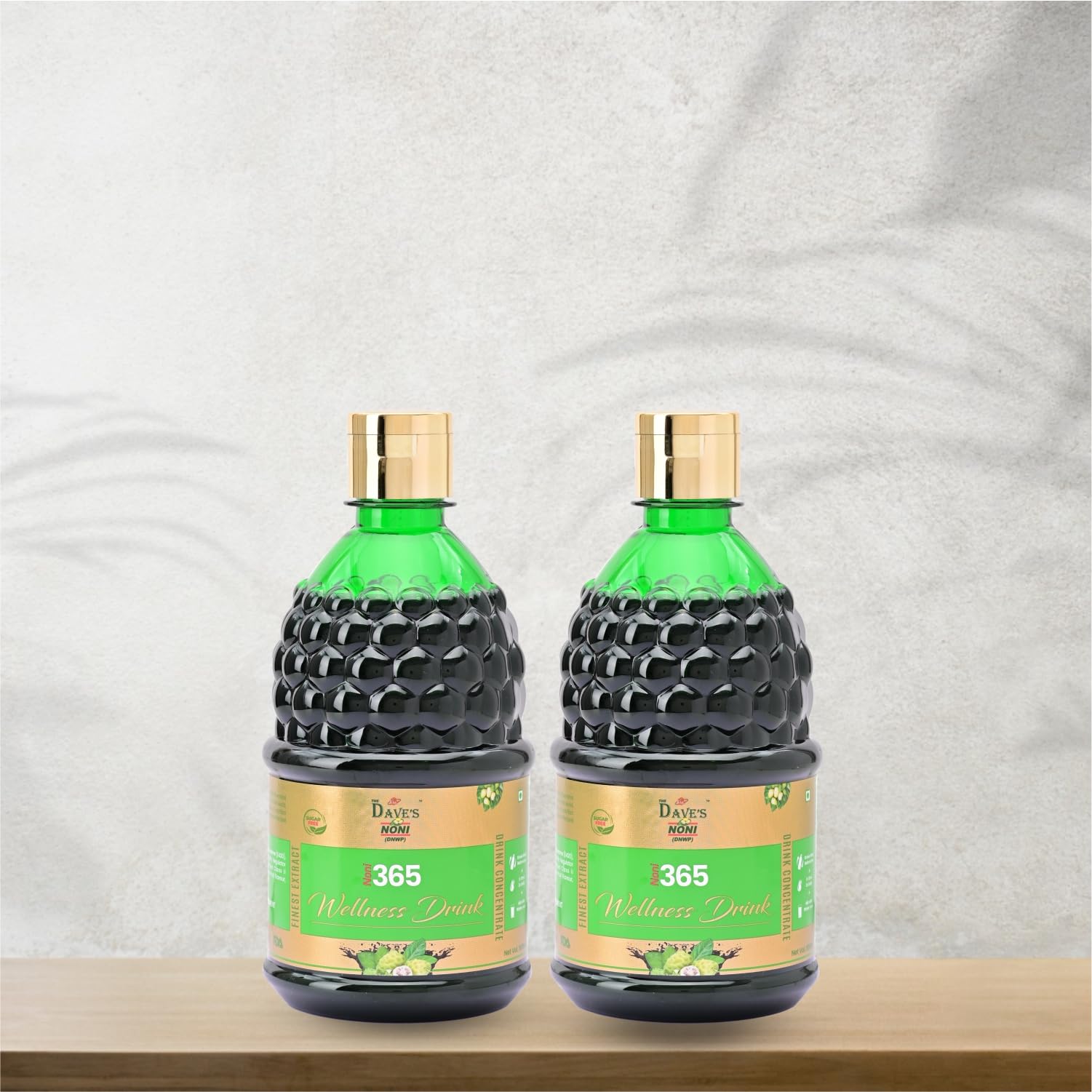 The Dave's Noni 365 Natural Wellness Drink-Noni Drink-Health Supplements -(1 Litre(Pack of 2)