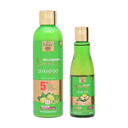 The Dave's Noni Hair Oil And Shampoo With Conditioner For All Hair Type -Hair Oil & Shampoo With Conditioner For Hair Care