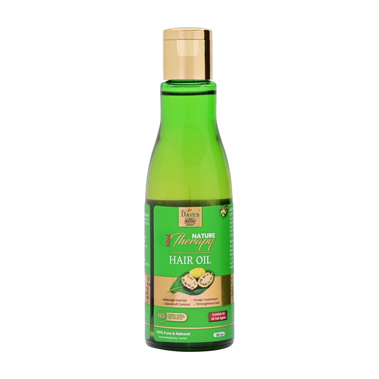 The Dave's Noni Pure & Natural Hair Oil (110ML(Pack of 1)