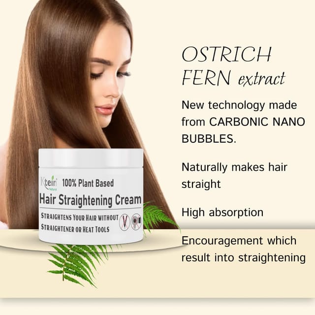 Straightening cream without outlet heat