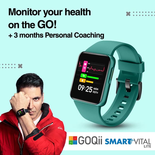 GOQii Smart Vital MAX 5 Lakhs Health & 1 Lakhs Life Insurance Covered  Smartwatch Price in India - Buy GOQii Smart Vital MAX 5 Lakhs Health & 1  Lakhs Life Insurance Covered