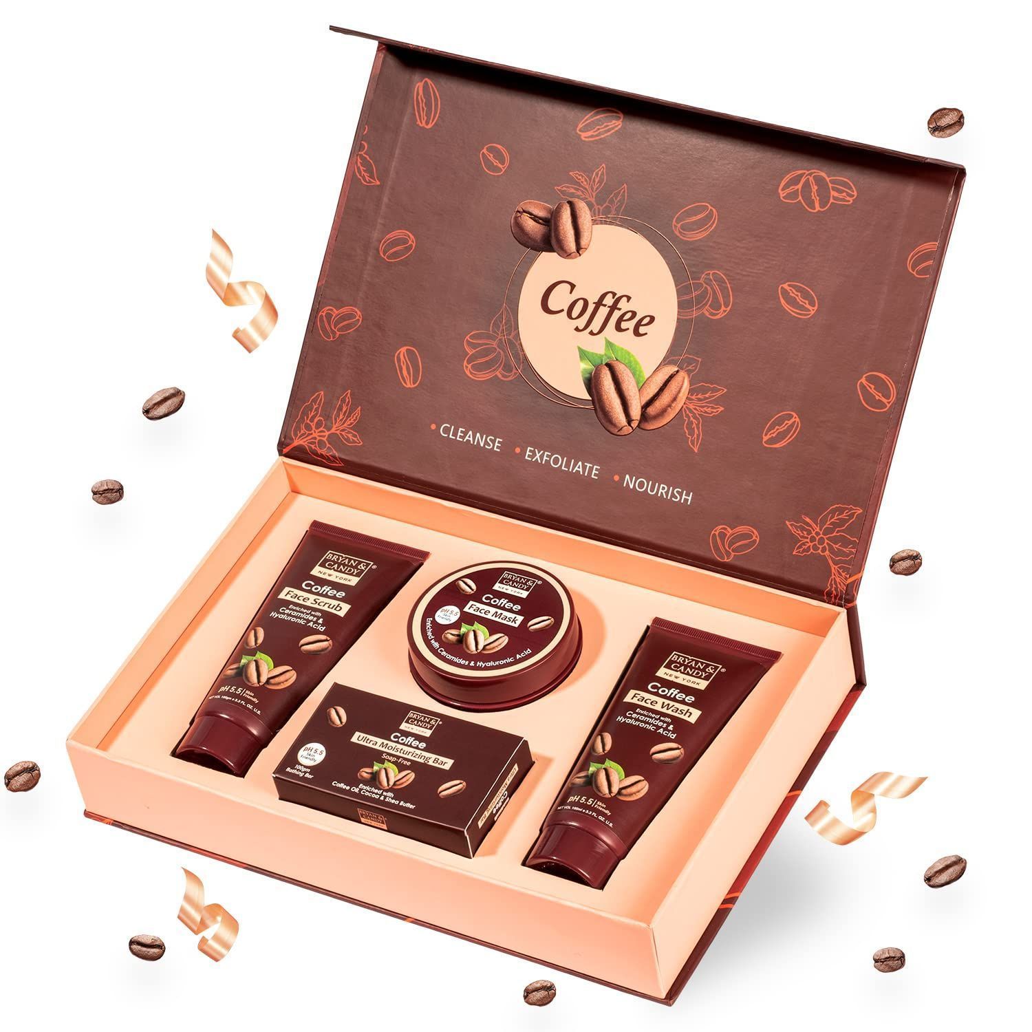 Bryan & Candy Coffee Body Care Kit (Pack Of 4 ) Gift Set For Women