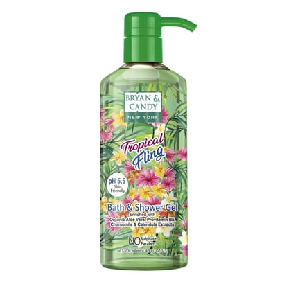 Bryan & Candy Tropical Fling Bath Shower Gel 500 Ml