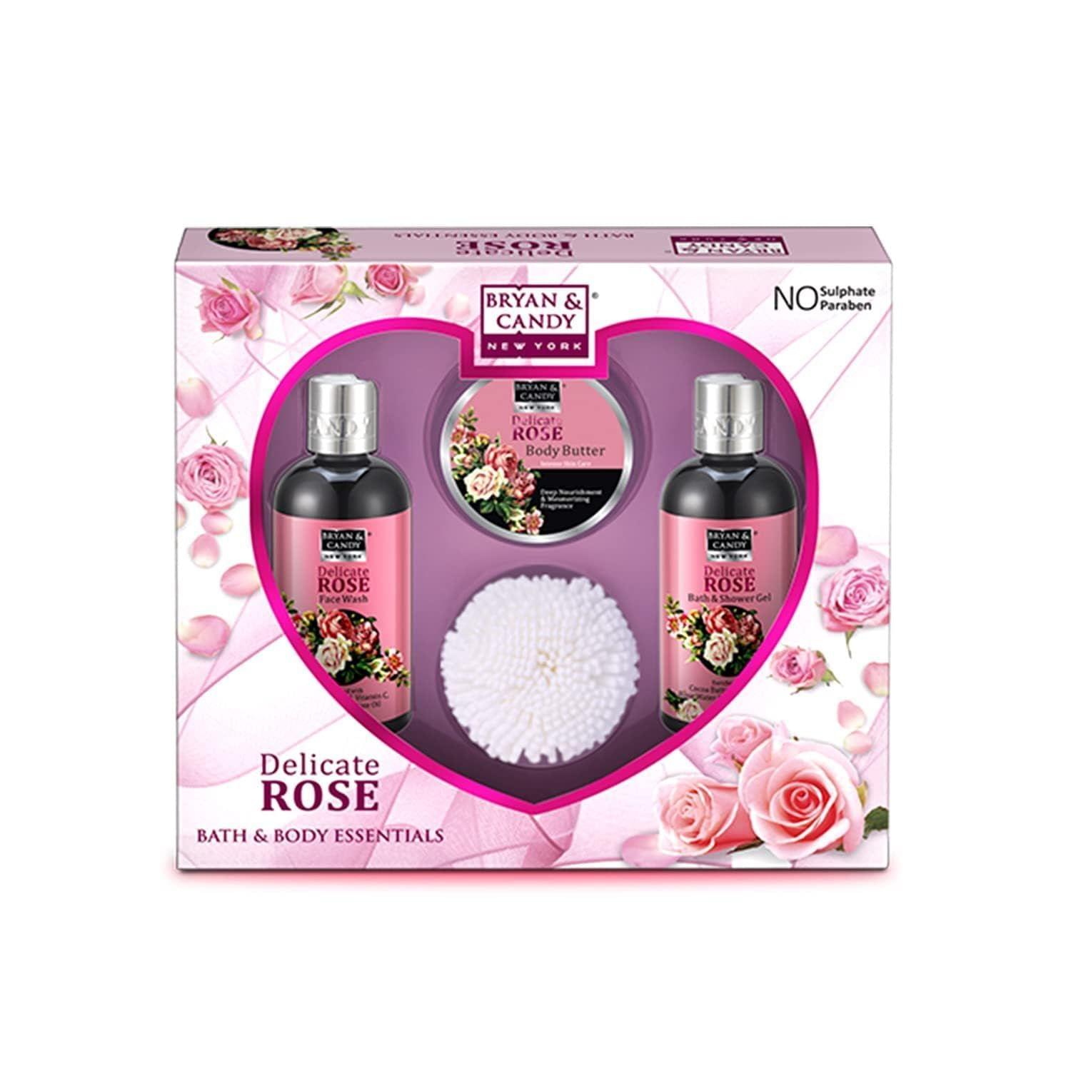 Dbryan & Candy Delicate Rose Heart Kit Cmbo Gift Set For Women And Men