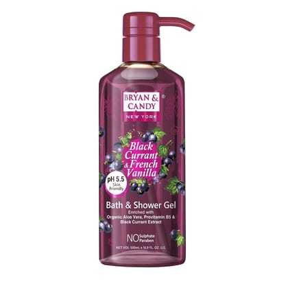 Bryan & Candy Black Currant Bath Shower Gel 500 Ml