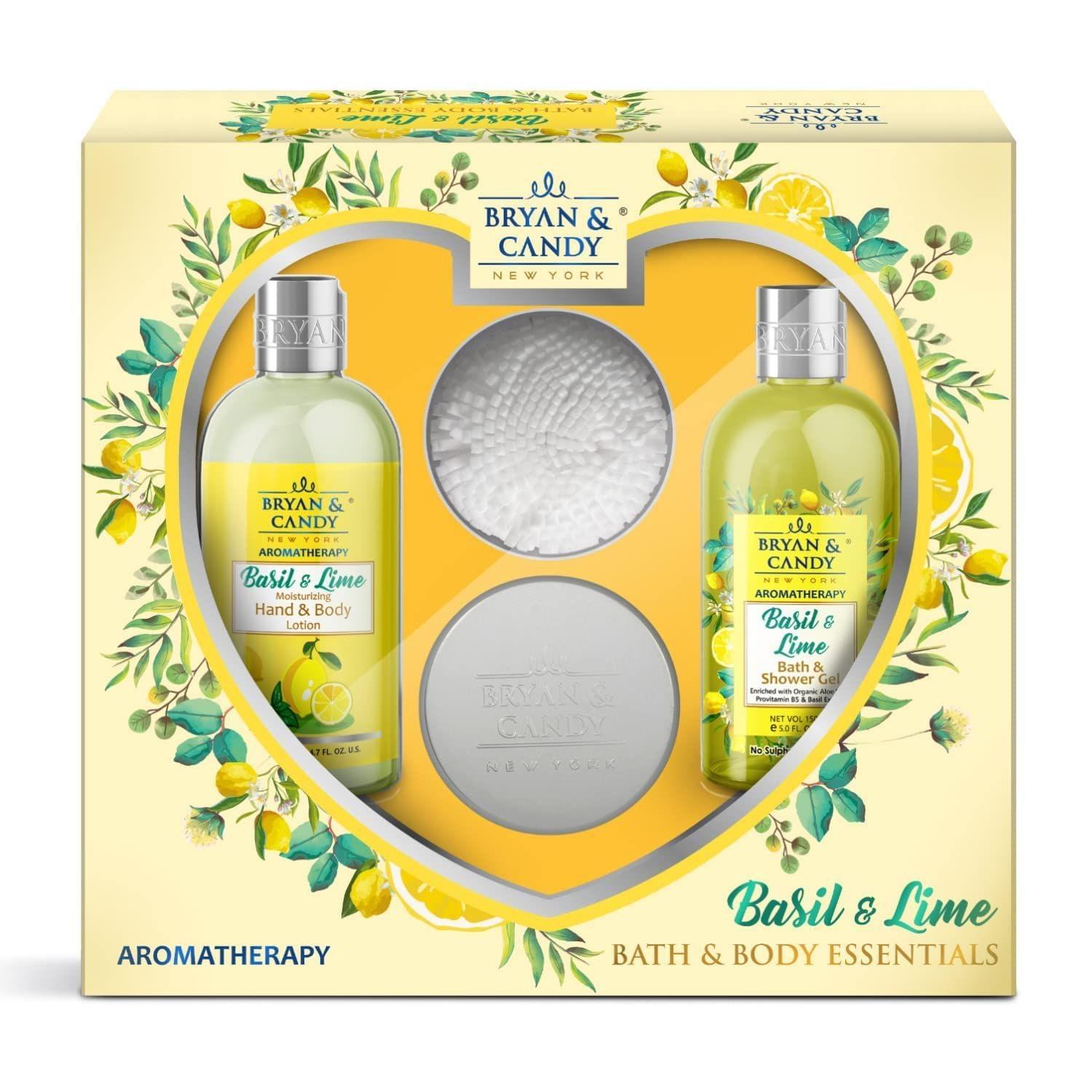 Bryan & Candy Basil & Lime Heart Kit Combo Gift Set For Women And Men