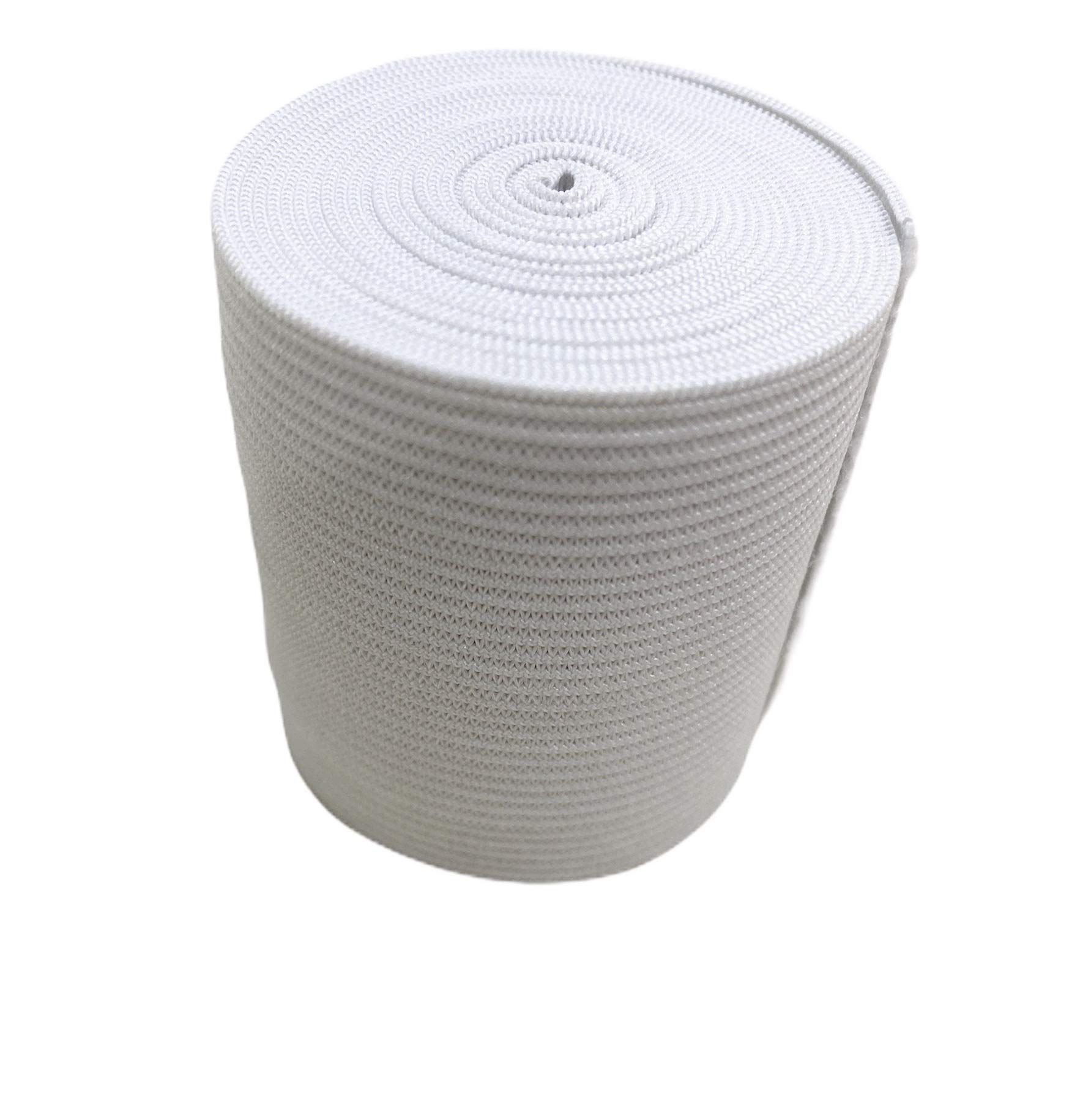 cossess Premium Knitted Elastic | 2 inch 2 Meter | White | Oeko tex Certified | Used in Tailoring, Sewing, Fashion Designing, Boutique, Stitching, Alteration, Waist Bands