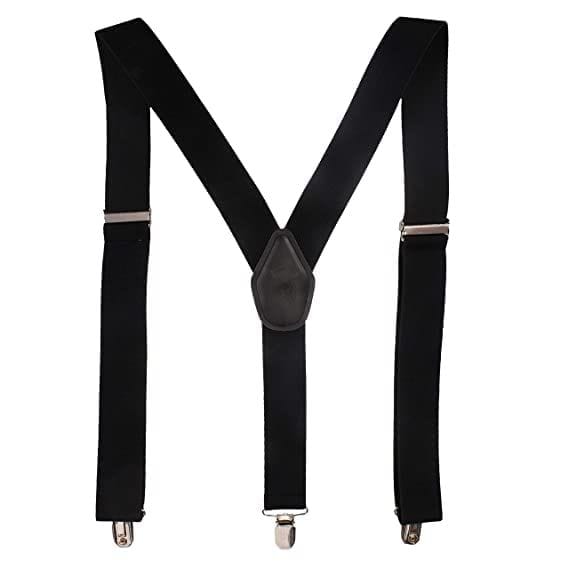 Cossess Premium Suspenders | Black Colour | Adjustable