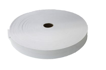 COSSESS White .5 INCH Wide Knitted Elastic 10 Meter Used for Sewing,Stitching,Tailoring, Elastic Pants and Other DIY Items