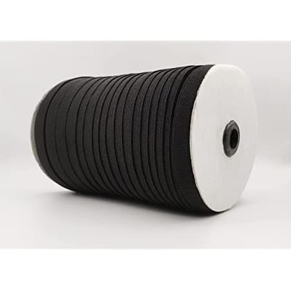 Cossess Premium Elastic | 4mm | 30 Meters | Black | Used for Making Scrunchie, face mask, Stitching, Sewing and Other DIY Items