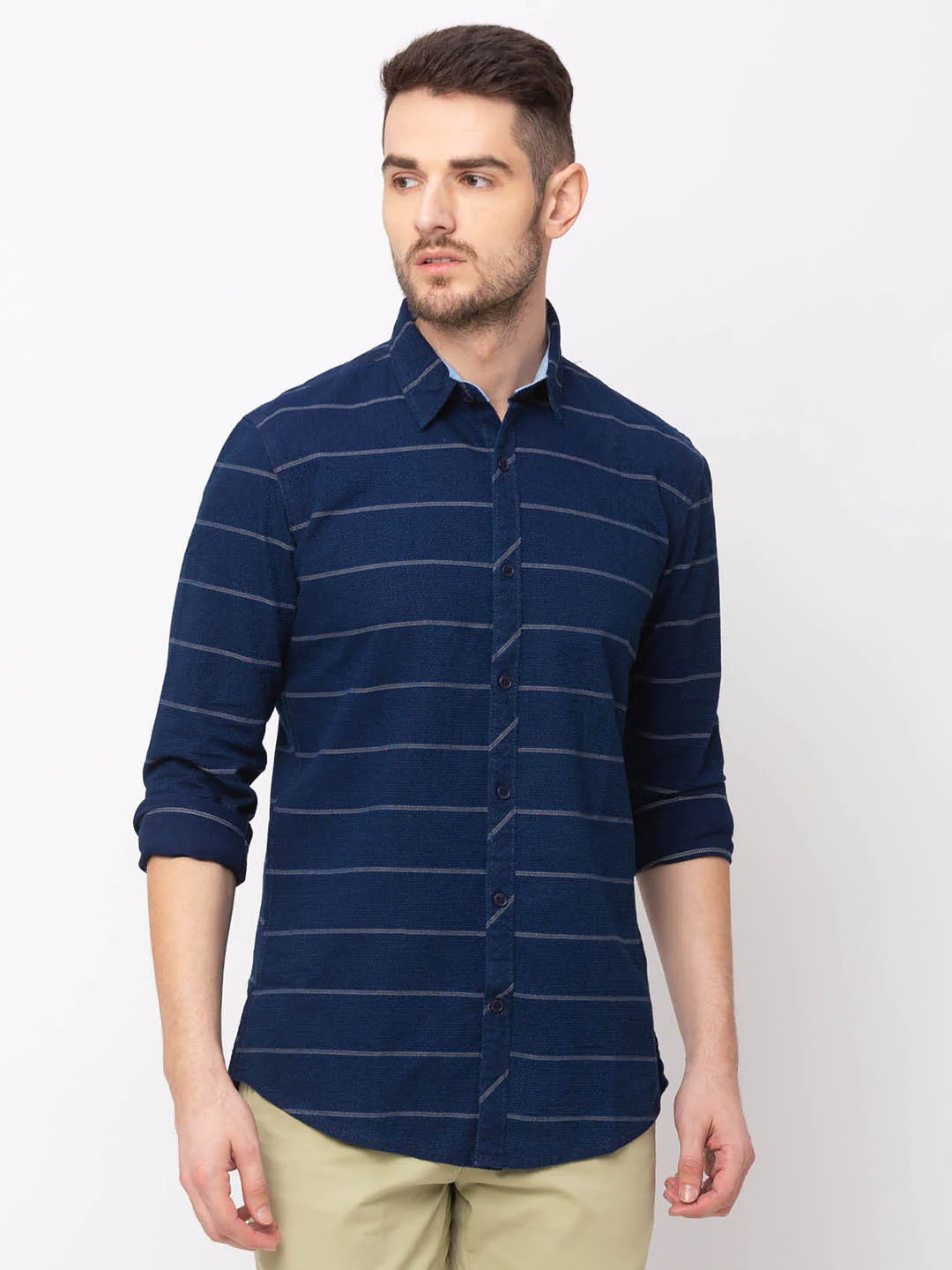 Globus Indigo Striped Shirt (Blue)