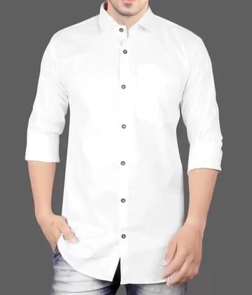 Men Slim Fit Solid Casual Shirt