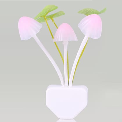 Romantic Colour Changing Avatar Energy Saving Sensor Technology Creative Mushroom Design LED Night Light for Bed Lamp Home Decor