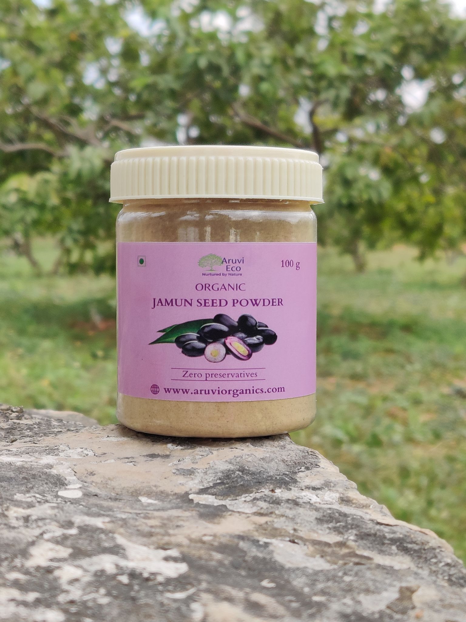 Organic Jamun Seed Powder - Farm Fresh and Nutrient-Rich