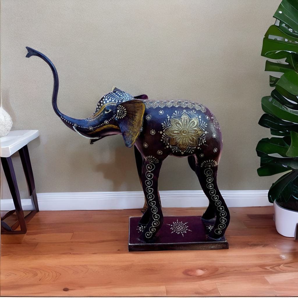 Metallic Elephant Home Decor Gift Item Handicraft Idol