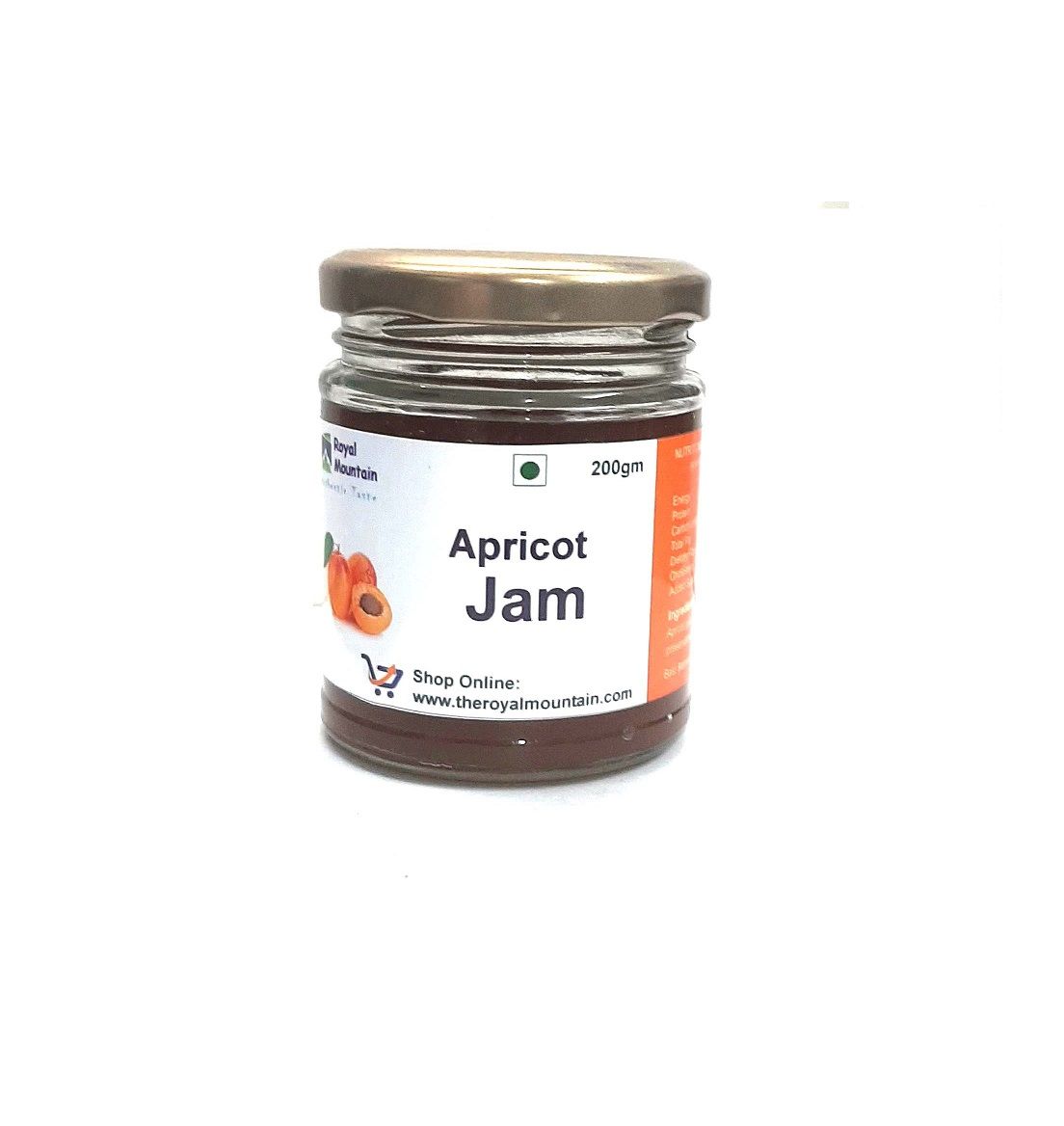 Home made Sweet and Sour  Apricot  Jam 200g