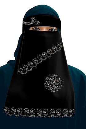 Women's Chiffon Nose Piece (Niqab) divdo
